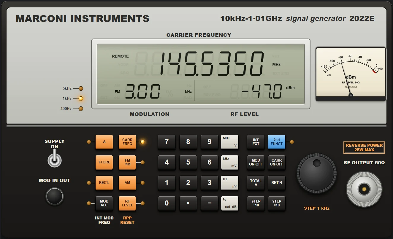 Marconi 2022E Remote